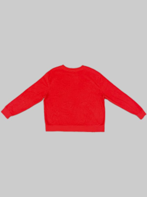 Top Long Sleeve By No Boundaries In Red, Size: 2x Online