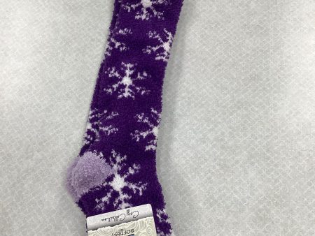 Socks By Clothes Mentor In Purple on Sale