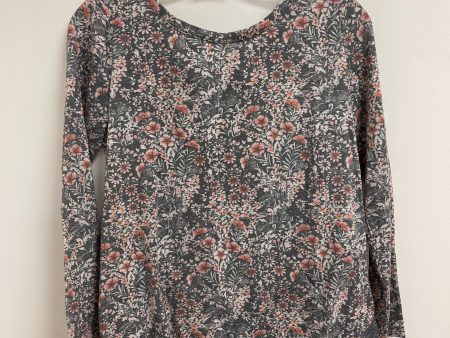 Top Long Sleeve By Lc Lauren Conrad In Grey, Size: Xs Online Sale