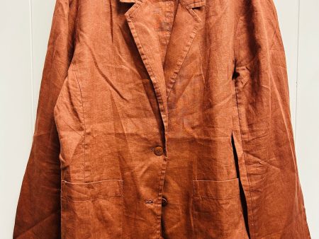 Blazer By Eileen Fisher In Brown, Size: M Hot on Sale