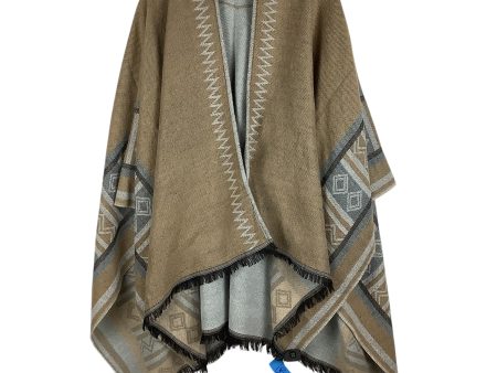 Shawl By Clothes Mentor In Brown, Size: Osfm Online Hot Sale