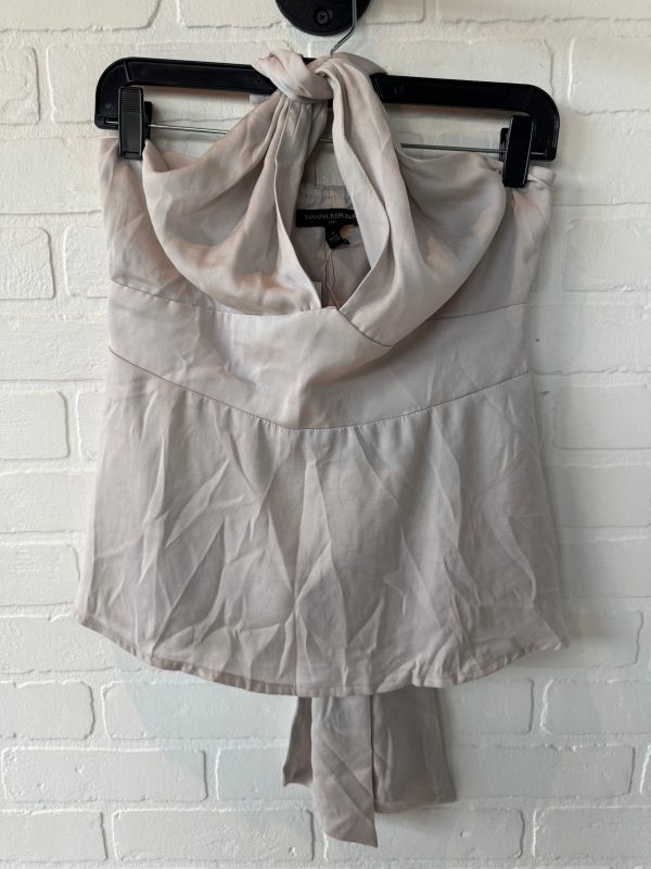 Top Sleeveless By Banana Republic In Cream, Size: S Supply