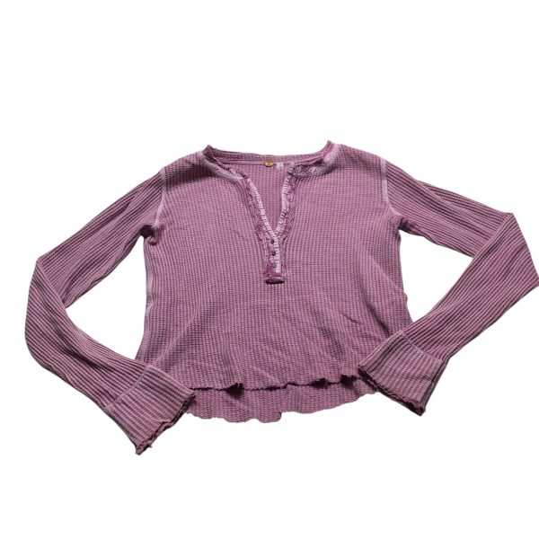 Top Long Sleeve By Free People In Pink, Size: M Online now