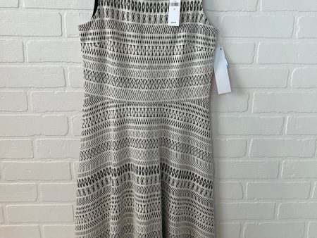 Dress Casual Midi By Banana Republic In Cream & Grey, Size: Xs on Sale