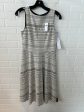 Dress Casual Midi By Banana Republic In Cream & Grey, Size: Xs on Sale