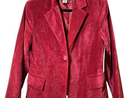 Blazer By J.michelle In Maroon, Size: L Sale