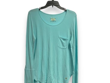 Top Long Sleeve Designer By Lilly Pulitzer In Blue, Size: M Sale