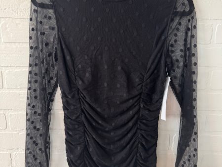 Top Long Sleeve By Evereve In Black, Size: M Supply