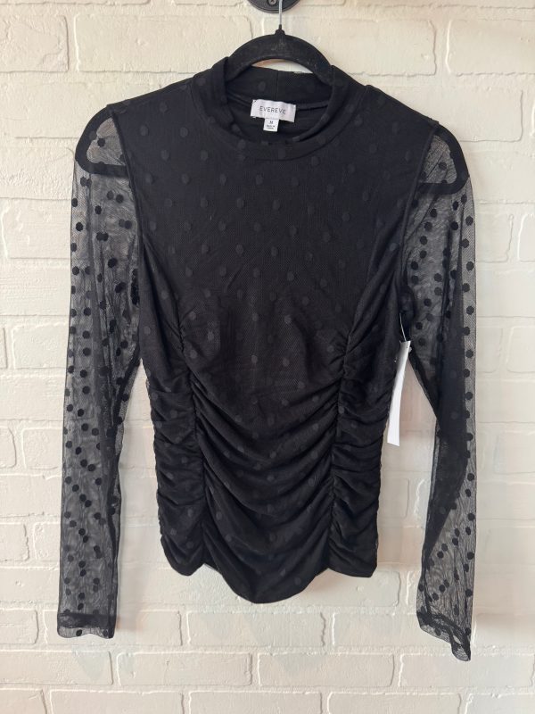 Top Long Sleeve By Evereve In Black, Size: M Supply