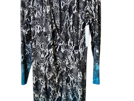 Dress Casual Midi By Calvin Klein In Snakeskin Print, Size: Xl Online Sale