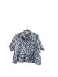 Top Short Sleeve By Maeve In Blue & White, Size: S Online