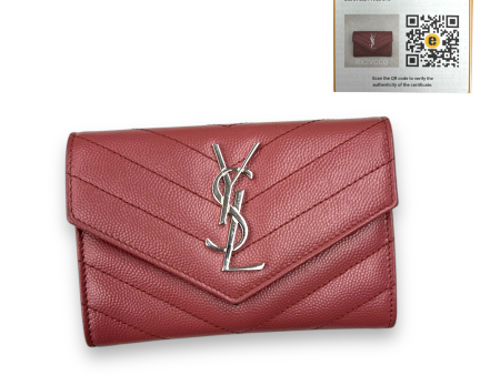 Wallet Luxury Designer By Yves Saint Laurent, Size: Small Hot on Sale