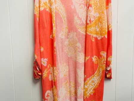 Cardigan By Chicos In Orange & Pink, Size: S For Discount