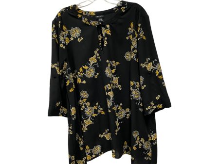 Top Ls By Torrid In Black & Yellow, Size:1X Online Hot Sale