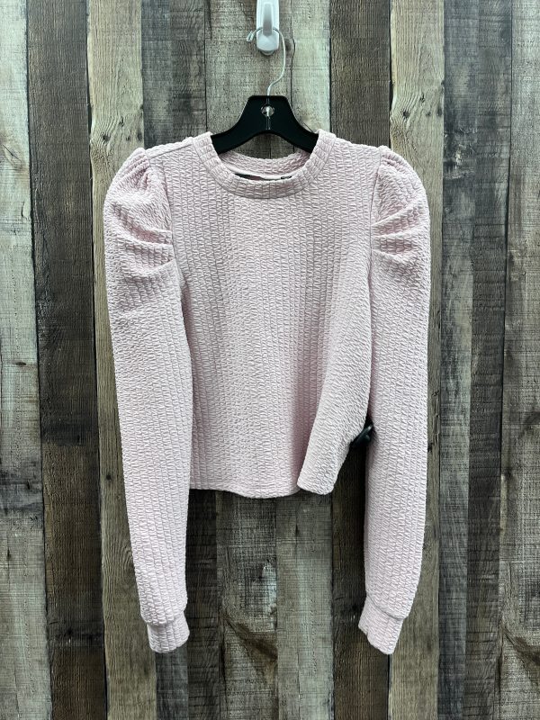 Top Long Sleeve By Vero Moda In Pink, Size: Xs Hot on Sale