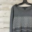 Top Long Sleeve By White House Black Market In Grey, Size: L Cheap