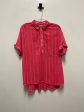 Top Short Sleeve By Chicos In Pink, Size: L Online