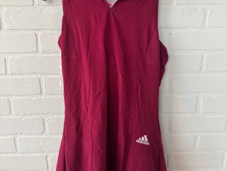 Athletic Dress By Adidas In Red, Size: S Supply