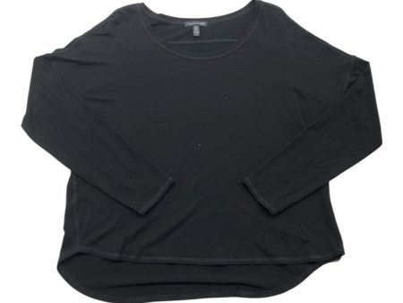 Top Long Sleeve Designer By Eileen Fisher In Black, Size: S Supply