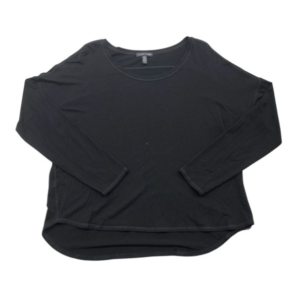 Top Long Sleeve Designer By Eileen Fisher In Black, Size: S Supply