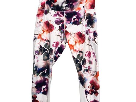 Athletic Leggings By Athleta In Floral Print, Size:L Online