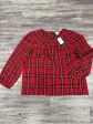 Top Long Sleeve By J. Crew In Plaid Pattern, Size: Lp For Cheap