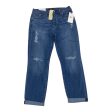 Jeans Boyfriend By 7 For All Mankind In Blue, Size: 6 Discount