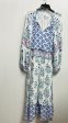 Dress Casual Maxi By Chicos In Blue & Green, Size: 20 Discount