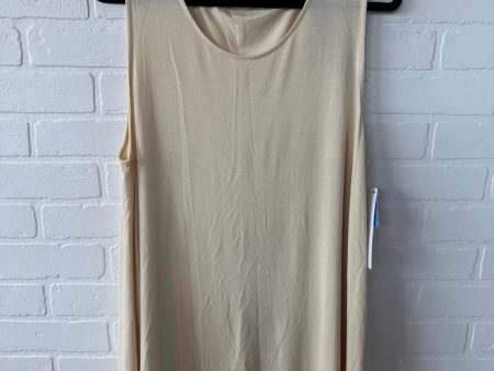 Top Sleeveless Basic By Soft Surroundings In Beige, Size: 1x Hot on Sale