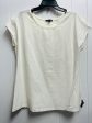 Top Short Sleeve By Eileen Fisher In Cream, Size: Xl Sale