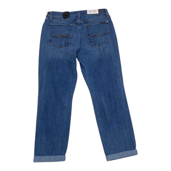 Jeans Boyfriend By 7 For All Mankind In Blue, Size: 6 Discount