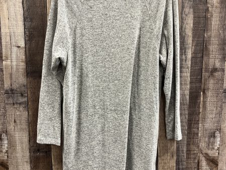 Dress Casual Midi By H&m In Grey, Size: S Supply