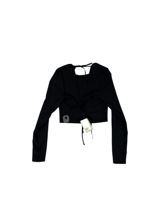 Top Long Sleeve By H&m In Black, Size: L Cheap