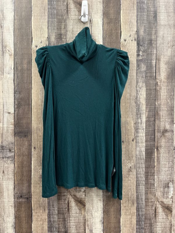 Top Long Sleeve By International Concepts In Teal, Size: M Online Hot Sale