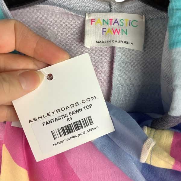 Top Short Sleeve By Fantastic Fawn In Multi-colored, Size: S Discount