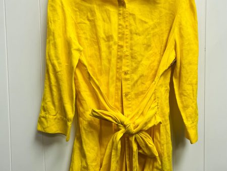 Tunic Designer By Neiman Marcus In Yellow, Size: 14 Cheap