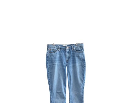 Jeans Skinny By Hudson In Blue Denim, Size: 8 For Discount