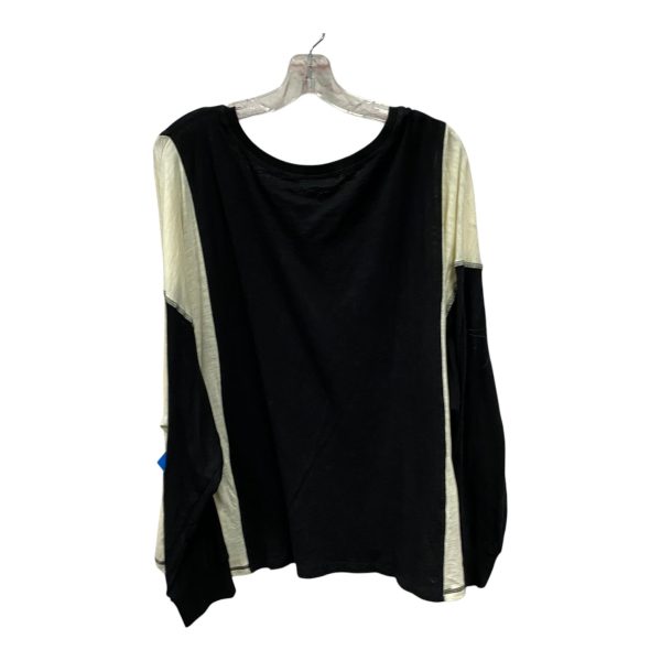 Top Ls By Torrid In Black & Cream, Size:3X Hot on Sale