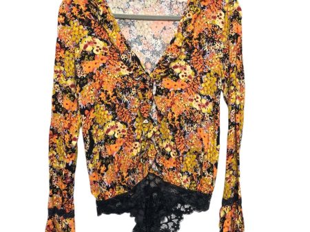 Bodysuit By Free People In Orange, Size: Xs Discount