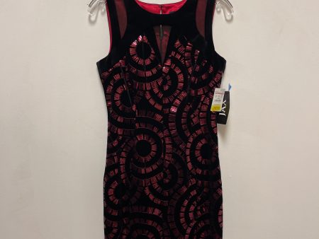 Dress Casual Midi By Clothes Mentor In Black & Red, Size: Xs Online Hot Sale