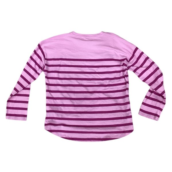 Top Long Sleeve By J. Crew In Pink, Size: L For Cheap