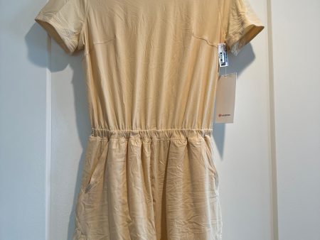 Athletic Dress By Lululemon In Tan, Size: M Online now