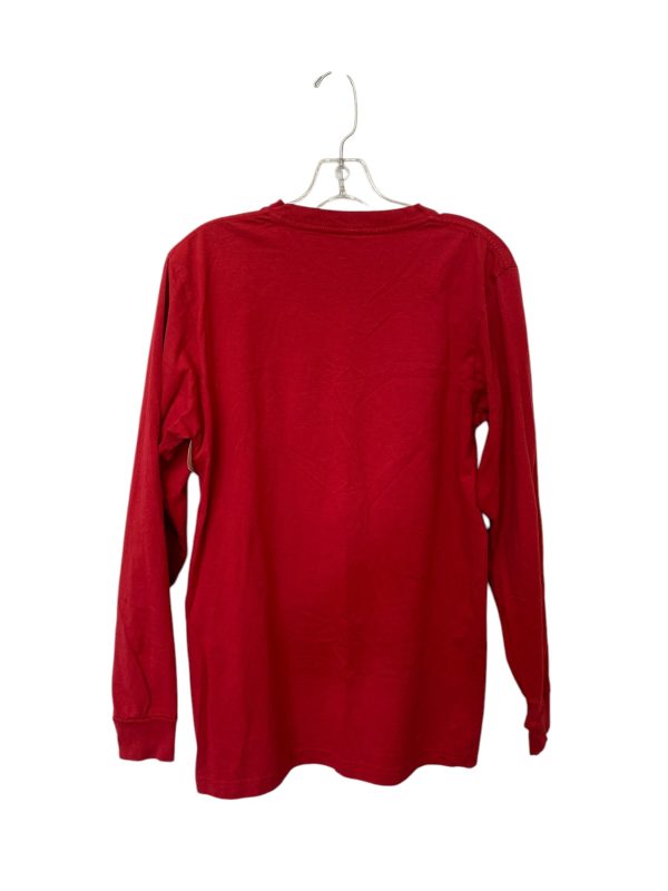 Top Long Sleeve By Clothes Mentor In Red, Size: M Online now