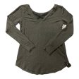 Top Long Sleeve By Cabi In Grey, Size: Xs Supply