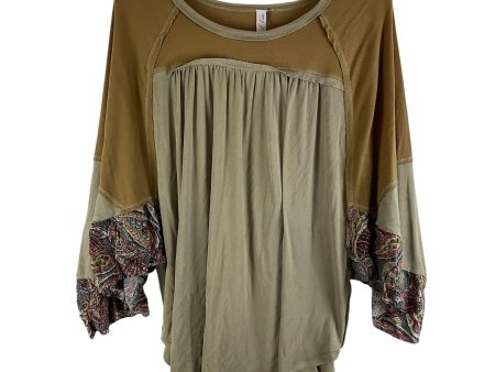 Top Long Sleeve By L Love In Green, Size: L Hot on Sale