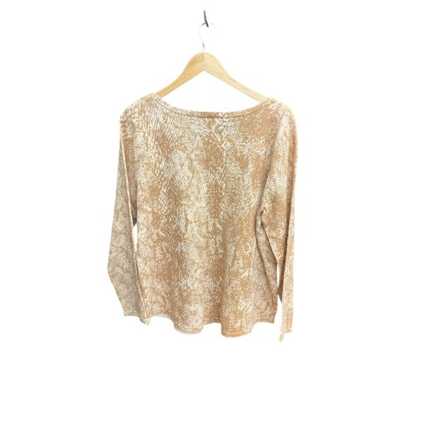 Top Long Sleeve By Chicos In Snakeskin Print, Size: Xl Discount