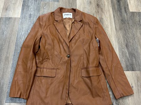 Blazer By FRNCH In Tan, Size: S Supply