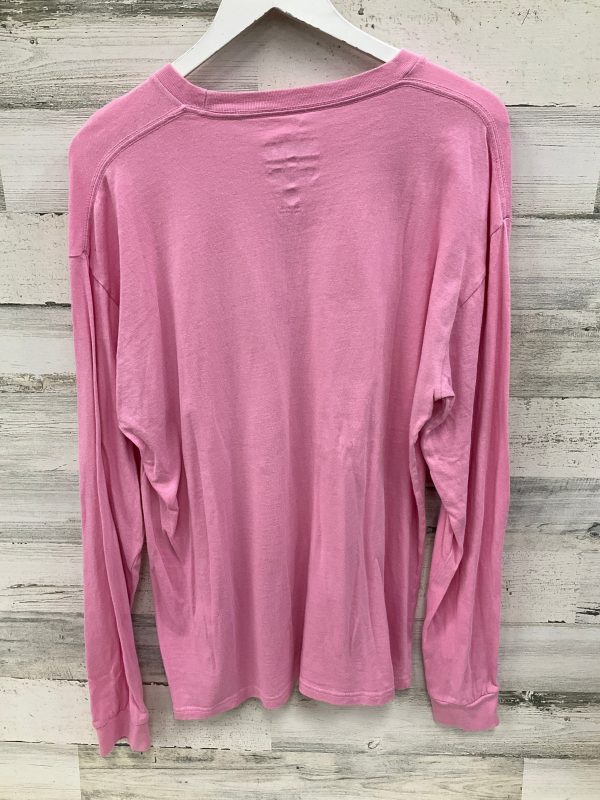 Top Long Sleeve By Clothes Mentor In Pink, Size: Xl For Discount