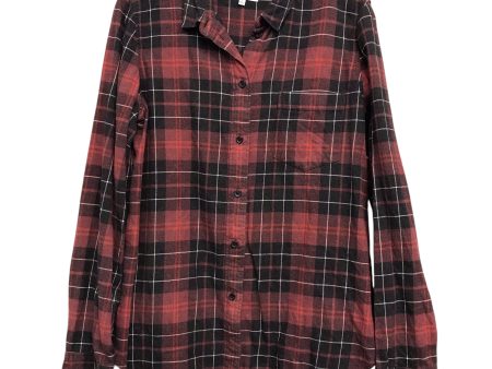 Top Ls By Madewell In Plaid Pattern, Size:L Online Sale