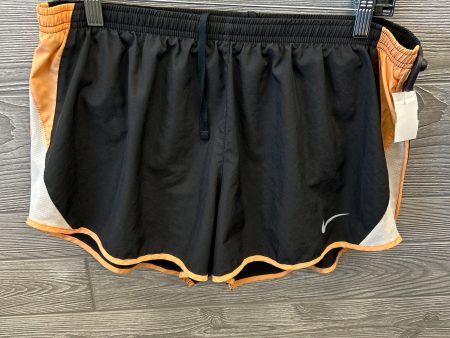 Athletic Shorts By Nike Apparel In Black & Orange, Size: Xl For Sale